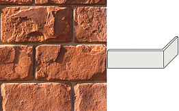 Облицовочный камень White Hills Шеффилд угловой элемент цвет 434-45, 12,4*33 см