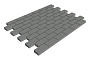 Плитка тротуарная SteinRus Прямоугольник А.6.П.4, Native, серый, 200*100*40 мм