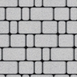 Плитка тротуарная Классико Б.1.КО.6 гладкий белый