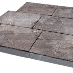 Плитка тротуарная SteinRus Парк Плейс Б.3.П.8 гладкая, ColorMix Умбра, 600*300*60 мм