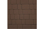 Плитка тротуарная SteinRus Инсбрук Инн Б.6.Фсм.6, гладкая, коричневый, толщина 60 мм