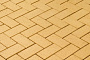 Тротуарная клинкерная брусчатка Vandersanden Kamenz желтая, 200*100*52 мм