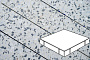 Плитка тротуарная Готика, Granite FINO, Квадрат, Грис Парга, 600*600*100 мм