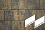 Плитка тротуарная Готика Natur, Плита AI, Лимончелло, 1057/705*500*80 мм