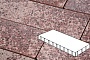 Плитка тротуарная Готика, Granite FINO, Плита, Сансет, 800*400*100 мм