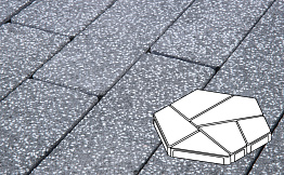 Плита тротуарная Готика Granite FINERRO, полигональ, Суховязский, 893*780*80 мм