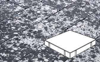 Плитка тротуарная Готика, City Granite FINO, Квадрат, Диорит, 600*600*100 мм