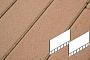 Плитка тротуарная Готика Profi, Плита AI, оранжевый, частичный прокрас, б/ц, 700*500*80 мм