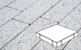 Плитка тротуарная Готика, Granite FINERRO, Квадрат, Покостовский, 600*600*80 мм
