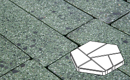 Плитка тротуарная Готика, Granite FINO, Полигональ, Порфир, 893*780*80 мм