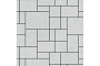 Плитка тротуарная SteinRus Инсбрук Альпен Б.7.Псм.6, гладкая, белый, толщина 60 мм
