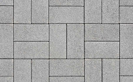 Плитка тротуарная Прямоугольник (Ла-Линия) Б.2.П.6 гранит серый 200*100*60 мм
