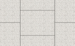 Плитка тротуарная Квадрум Б.5.К.6 Стоунмикс белый 500*500*60 мм