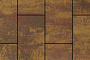 Плитка тротуарная Прямоугольник (Ла-Линия) В.5.П.10 Листопад гладкий Осень 600*300*100 мм