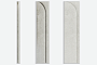 3D-плитка ARCHITECTILES Antique, правосторонний паттерн, серый, 400*100*20 мм