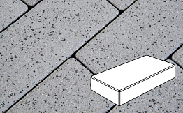 Плитка тротуарная Готика, Granite FERRO, Картано, Белла Уайт, 300*150*100 мм