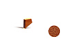 Заглушка для торцевой планки Metrotile левая, Terracotta