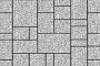 Плитка тротуарная Мюнхен Б.2.Ф.6см Стоунмикс белый с черным