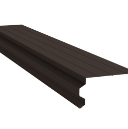 Планка торцевая фигурная 90*110 мм Grand Line PurPro Matt RR 32, 3 м