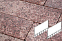 Плитка тротуарная Готика, City Granite FINO, Плита AI, Сансет, 700*500*80 мм