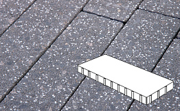 Плита тротуарная Готика Granite FINERRO, Ильменит 800*400*80 мм