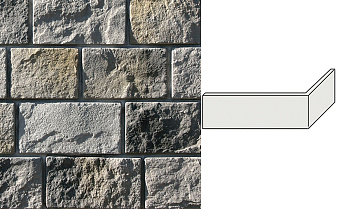Облицовочный камень White Hills Шинон угловой элемент цвет 411-85