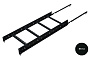 Лестница-крыльцо Orima KR1 для металлочерепицы и гибкой кровли 1,2 м, черный
