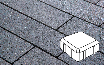 Плитка тротуарная Готика, Granite FINERRO, Старая площадь, Амфиболит, 160*160*60 мм