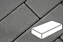 Плитка тротуарная Готика Profi, Картано Гранде, серый, полный прокрас, с/ц, 300*200*60 мм