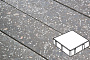 Плитка тротуарная Готика, City Granite FINO, Квадрат, Ильменит, 200*200*60 мм
