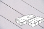 Плитка тротуарная Готика Profi, Доска фактурная, кристалл, частичный прокрас, б/ц, комплект 2 шт