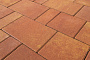 Плитка тротуарная BRAER Старый город Ландхаус Color Mix Рассвет, толщина 60 мм