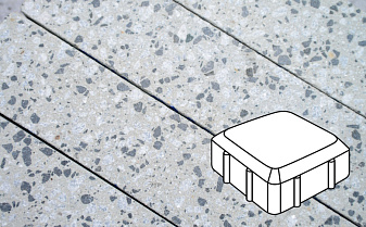 Плитка тротуарная Готика, Granite FINERRO, Старая площадь, Грис Парга, 160*160*60 мм