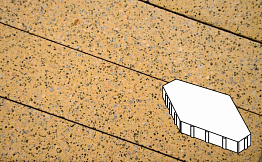 Плитка тротуарная Готика, Granite FINERRO, Зарядье без фаски, Жельтау, 600*400*100 мм