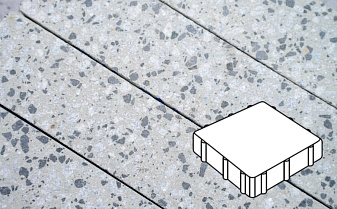 Плитка тротуарная Готика, City Granite FINERRO, Квадрат, Грис Парга, 300*300*80 мм