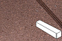 Плитка тротуарная Готика Profi, Ригель, оранжевый, частичный покрас, с/ц, 360*80*80 мм