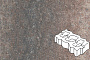 Плитка тротуарная Готика Natur, Газонная решетка, Юпитер, 450*225*80 мм