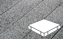 Плитка тротуарная Готика, Granite FINO, Квадрат, Белла Уайт, 500*500*120 мм