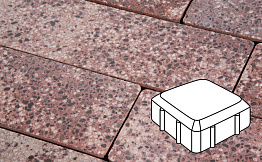 Плитка тротуарная Готика, City Granite FINO, Старая площадь, Сансет, 160*160*60 мм