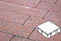 Плитка тротуарная Готика, Granite FINO, Квадрат без фаски, Травертин, 150*150*100 мм