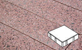Плитка тротуарная Готика, Granite FINO, Квадрат, Ладожский, 150*150*80 мм