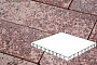 Плитка тротуарная Готика, City Granite FINO, Плита, Сансет, 1000*1000*100 мм