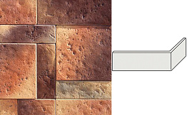 Облицовочный камень White Hills Бремар угловой элемент цвет 485-45