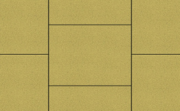 Плитка тротуарная Квадрум Б.6.К.6 гранит желтый 400*400*60 мм