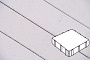Плитка тротуарная Готика Profi, Квадрат, кристалл, полный прокрас, б/ц, 300*300*50 мм