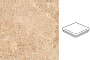 Клинкерная угловая ступень-флорентинер Interbau Abell 270 Ocker, 320*320*9,5 мм