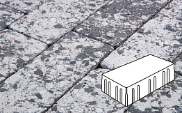 Плитка тротуарная Готика, City Granite FINERRO, Скада без фаски, Диорит, 225*150*100 мм