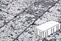 Плитка тротуарная Готика, City Granite FINERRO, Скада без фаски, Диорит, 225*150*100 мм
