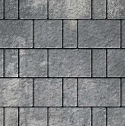Плитка тротуарная SteinRus Бергамо А.6.Псм.4, Antico, ColorMix Актау, толщина 40 мм