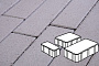 Плитка тротуарная Готика Profi, Новый Город, белый, частичный прокрас, б/ц, толщина 80 мм, комплект 3 шт